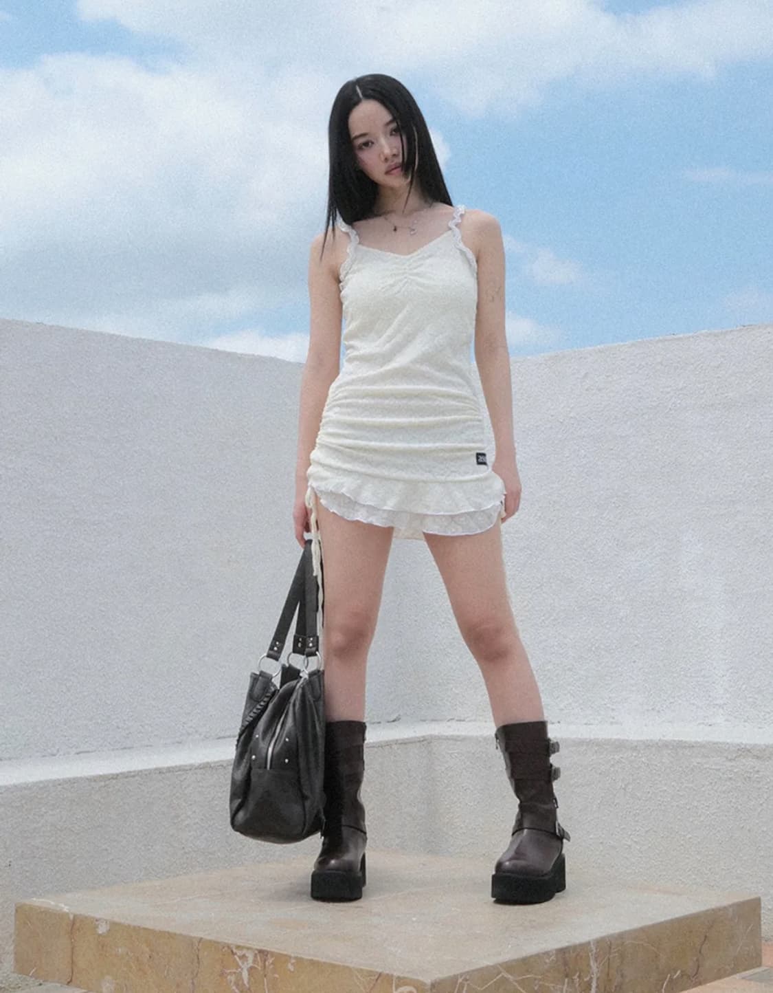 ason 애즈온 블라썸 미니원피스 상품이미지1