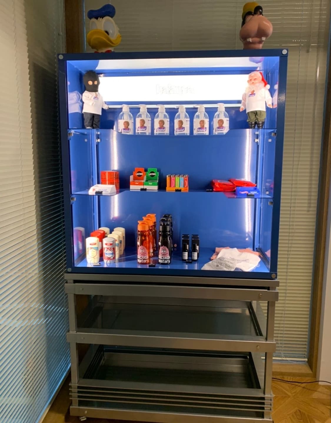 라이팅 이동 진열장 상품이미지1