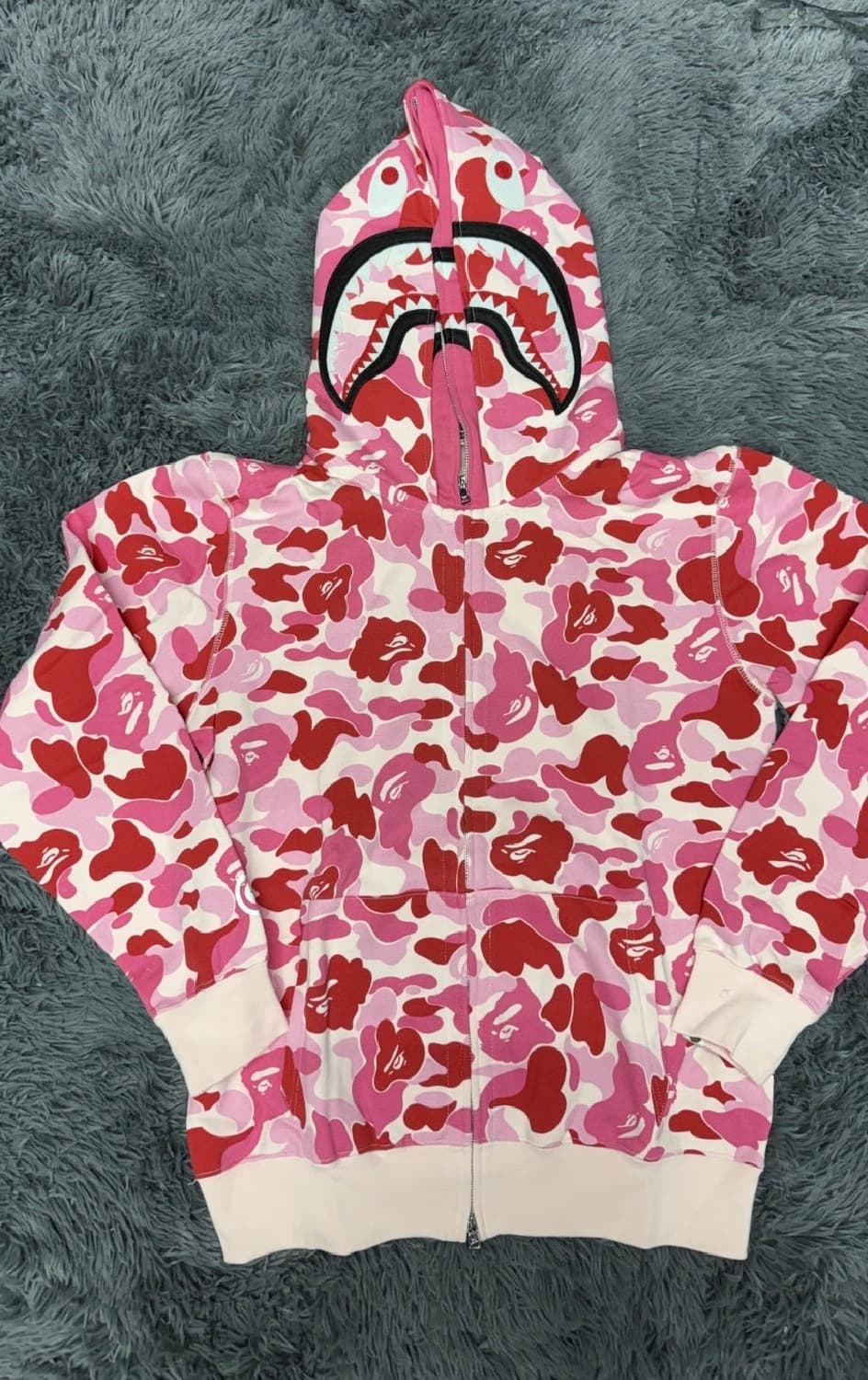 베이프 더블 샤크 핑크 새상품 상품이미지1