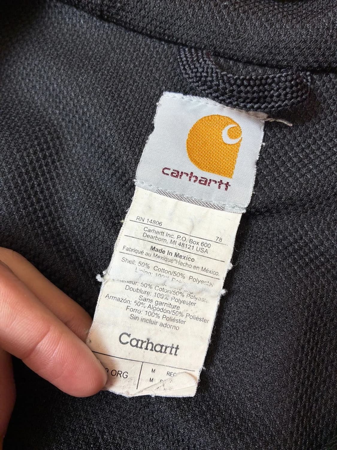 칼하트 미드웨이트 써멀 후드 집업 PN7739 상품이미지6