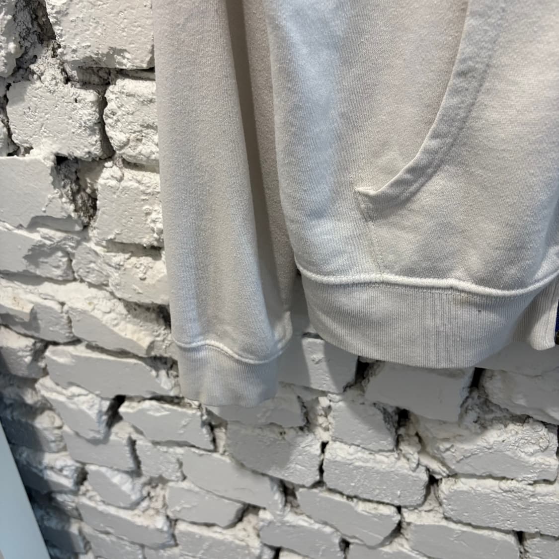 폴로 빈티지 화이트 후드집업 상품이미지4