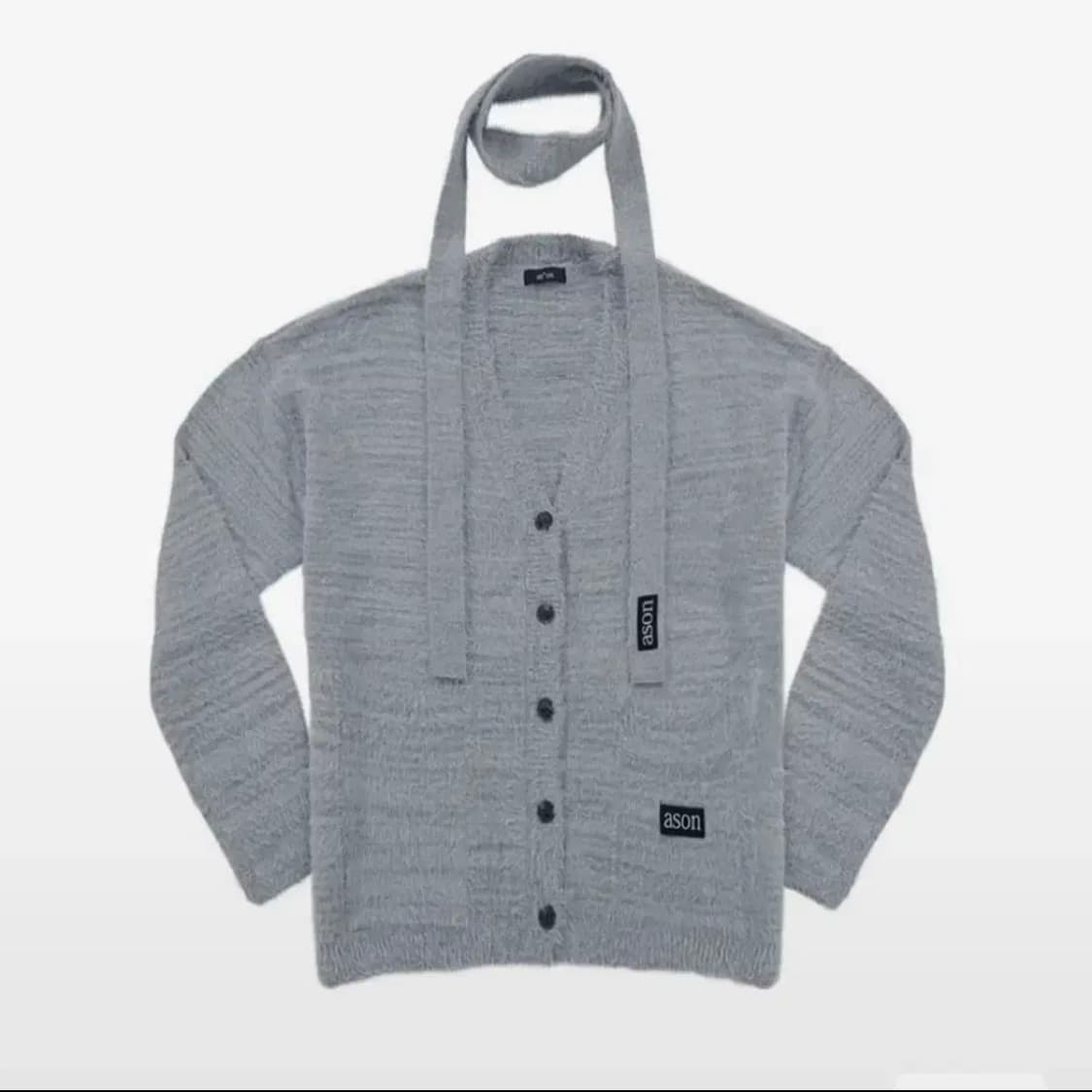 애즈온 루카 타이 가디건 상품이미지1