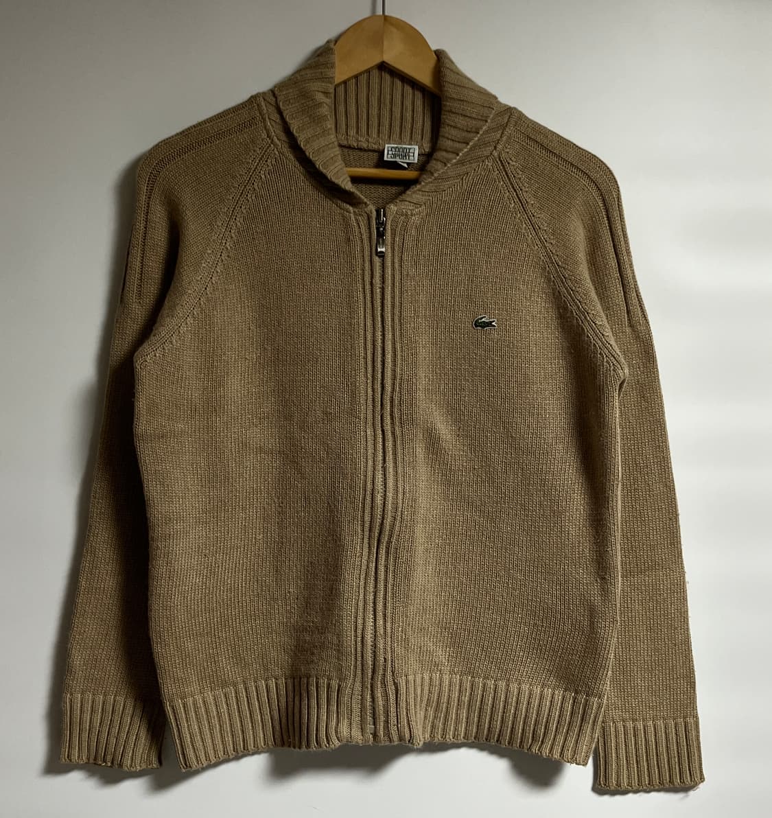공용 라코스테 모 니트 집업 가디건 스웨터 100 상품이미지1