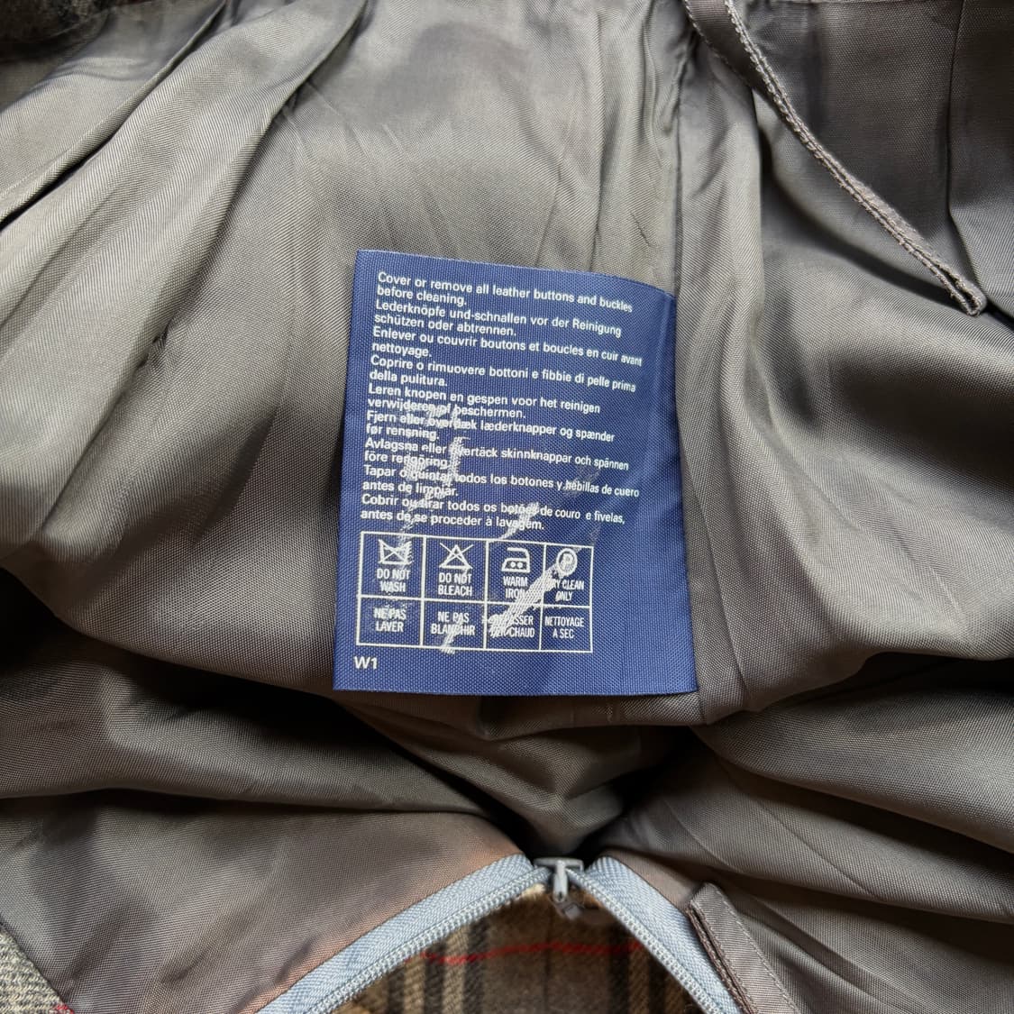 [28인치]버버리 Burberry 정품 노바체크 울 플리츠 스커트 상품이미지9