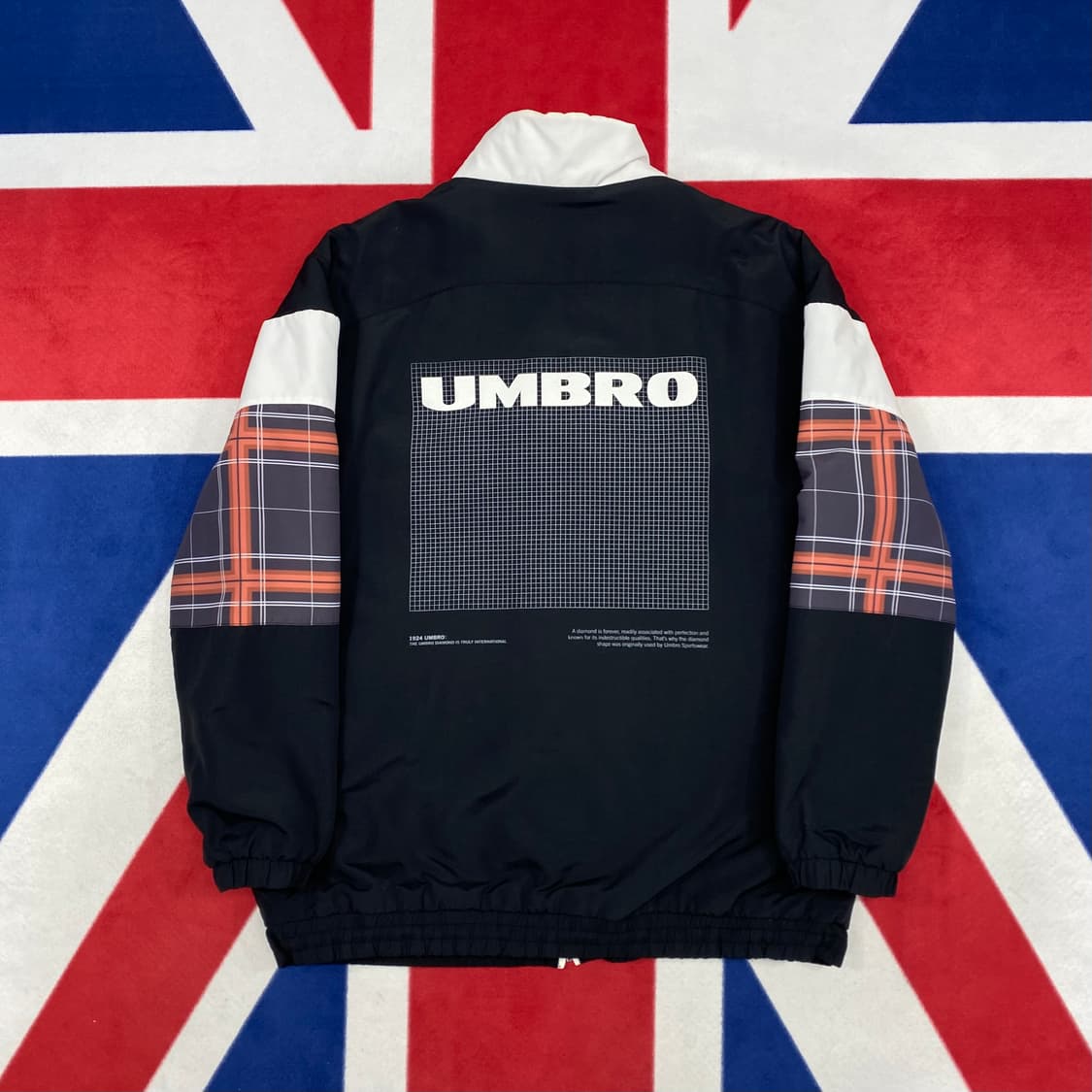 엄브로 빅로고 리버시블 자켓 95 실측 L 상품이미지5