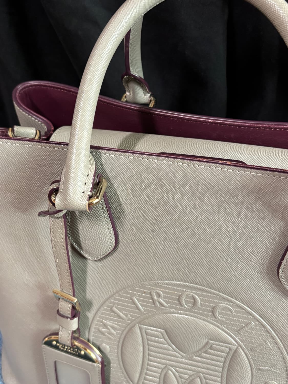 vintage metro city leather dote bag  상품이미지2