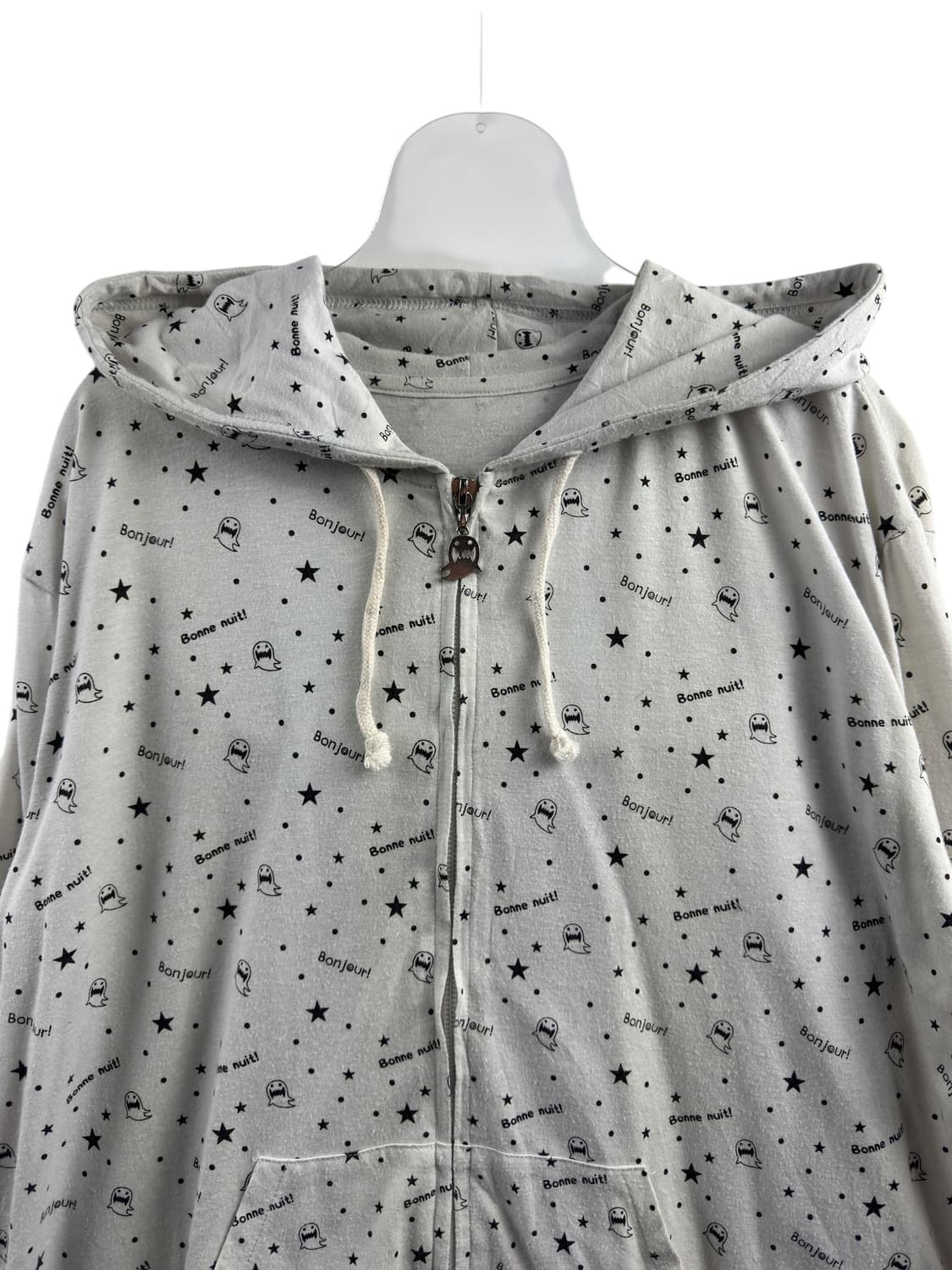 JPN 고스트 도트 후드집업1506 상품이미지3