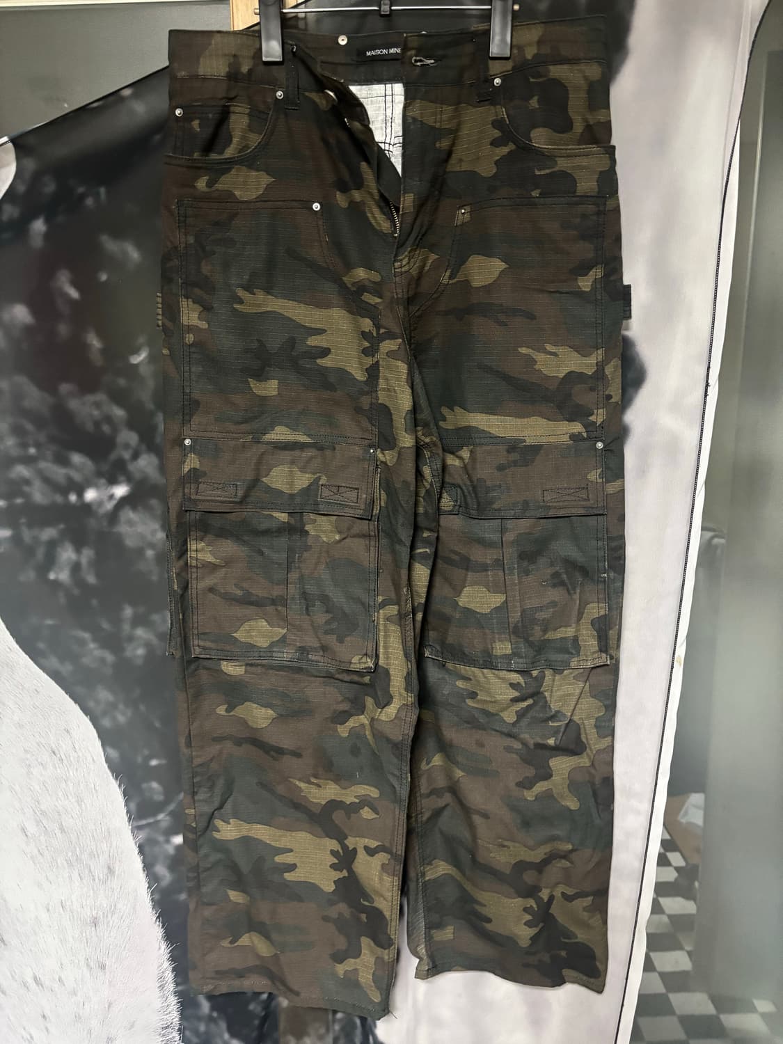 메종미네드 카모패턴 카고팬츠 상품이미지2