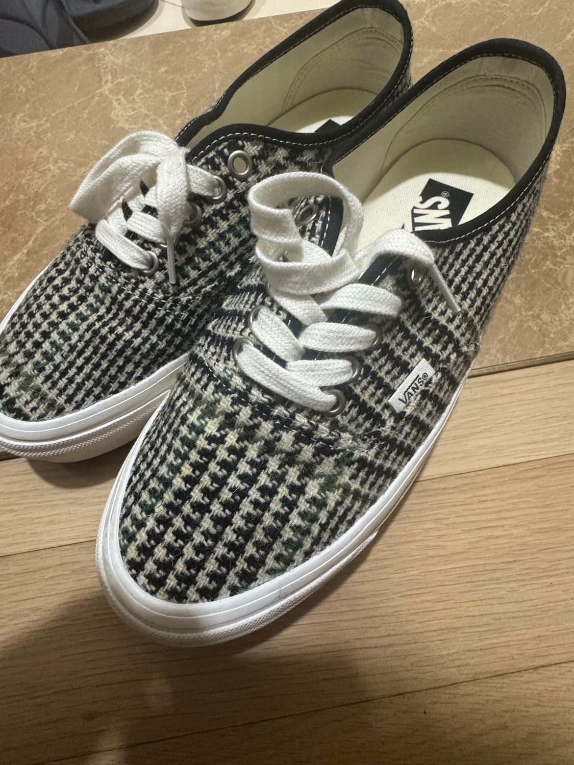 반스 해리스 트위드 프리미엄 어센틱 블랙화이트 상품이미지3