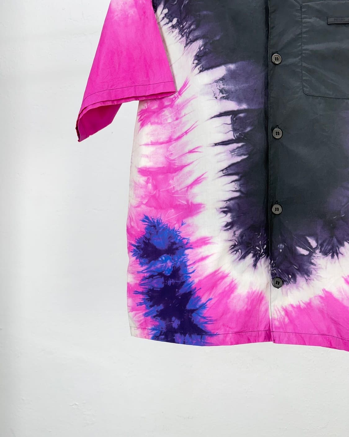 프라다 19ss 하프 타이다이 코튼 숏 셔츠 상품이미지4