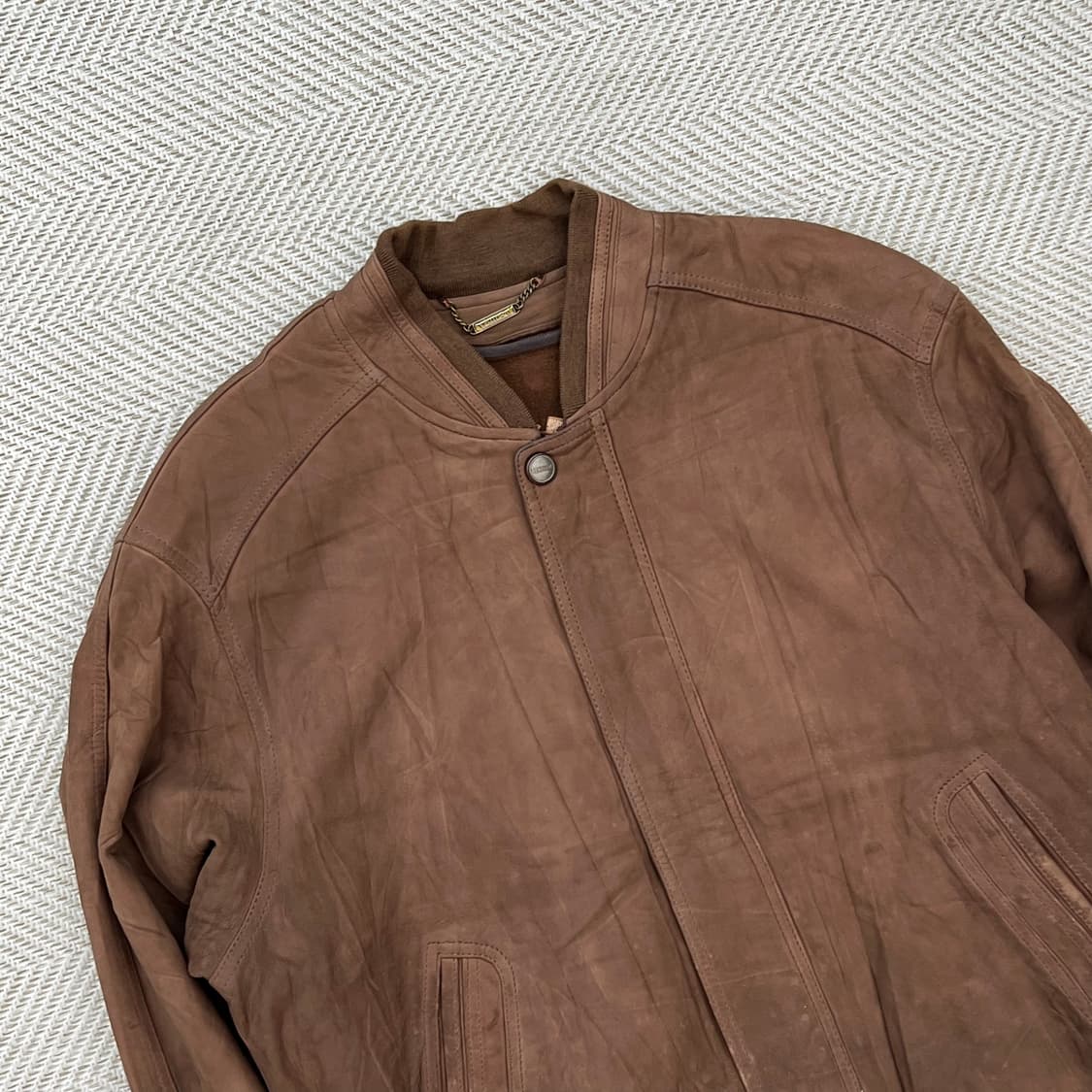 벤투라 램스킨 리얼레더 블루종 r2750 상품이미지3