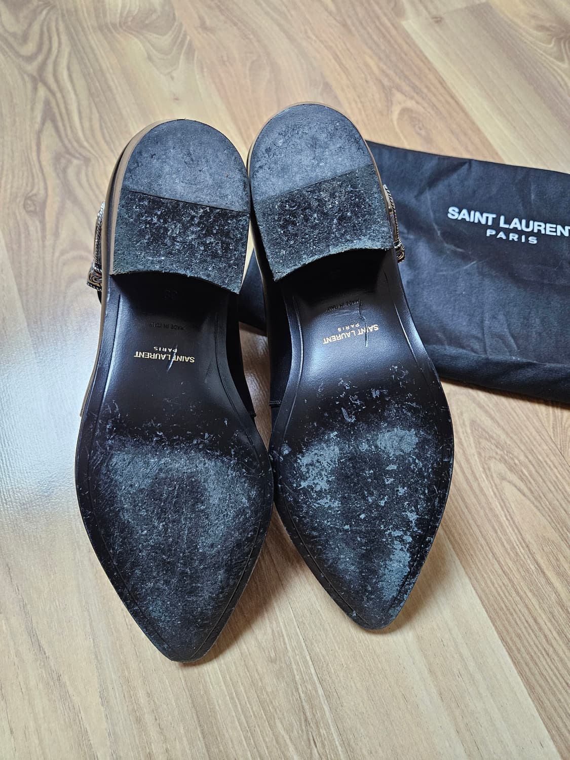 생로랑 덕키스 웨스턴 부츠 블랙 상품이미지7