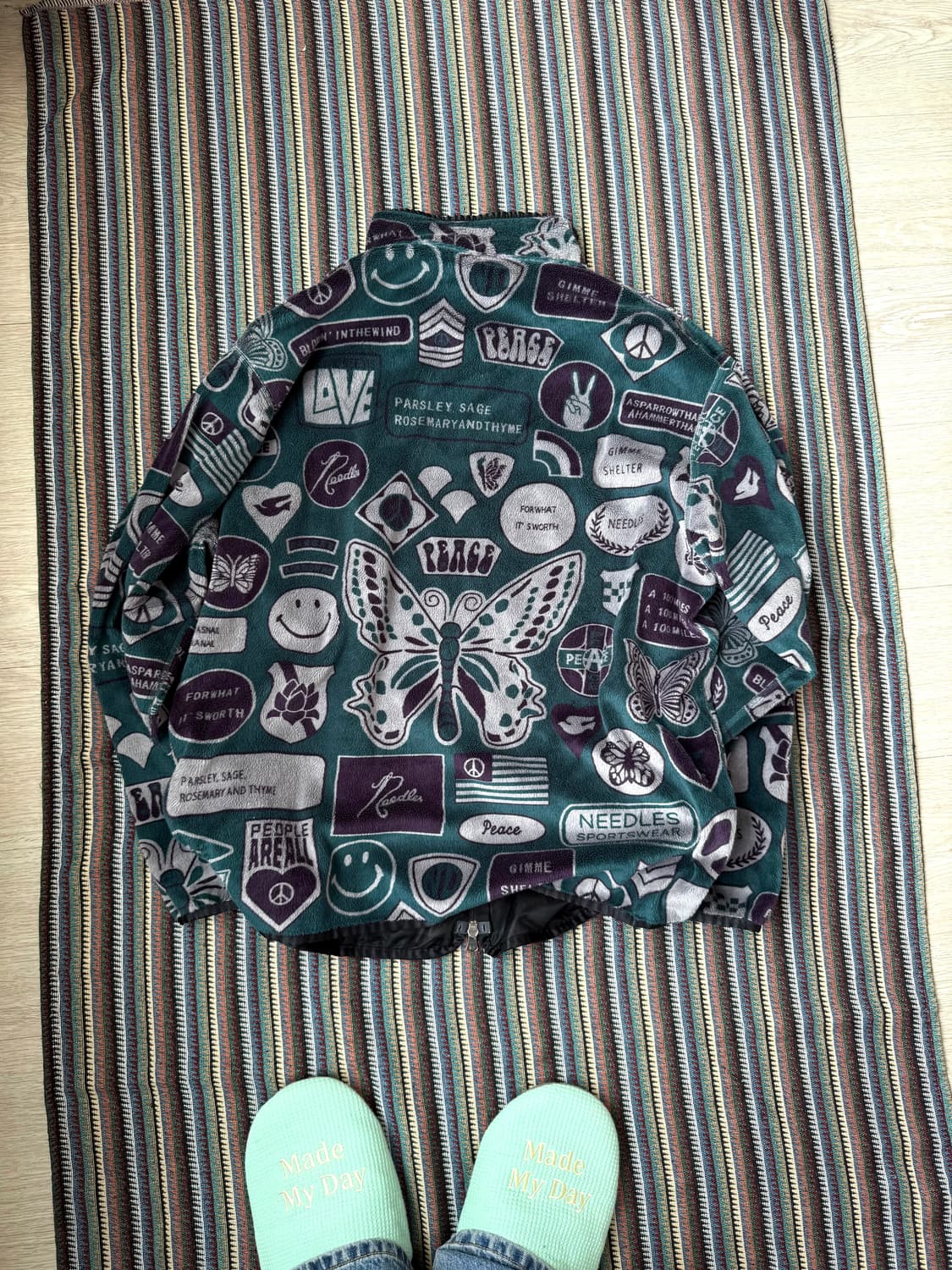 니들스 파이핑 후리스 자켓 상품이미지3