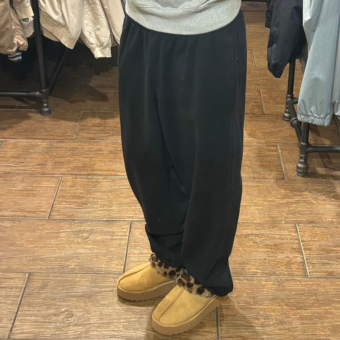 [HI] 챔피온 조거 추리닝 팬츠 블랙 상품이미지4