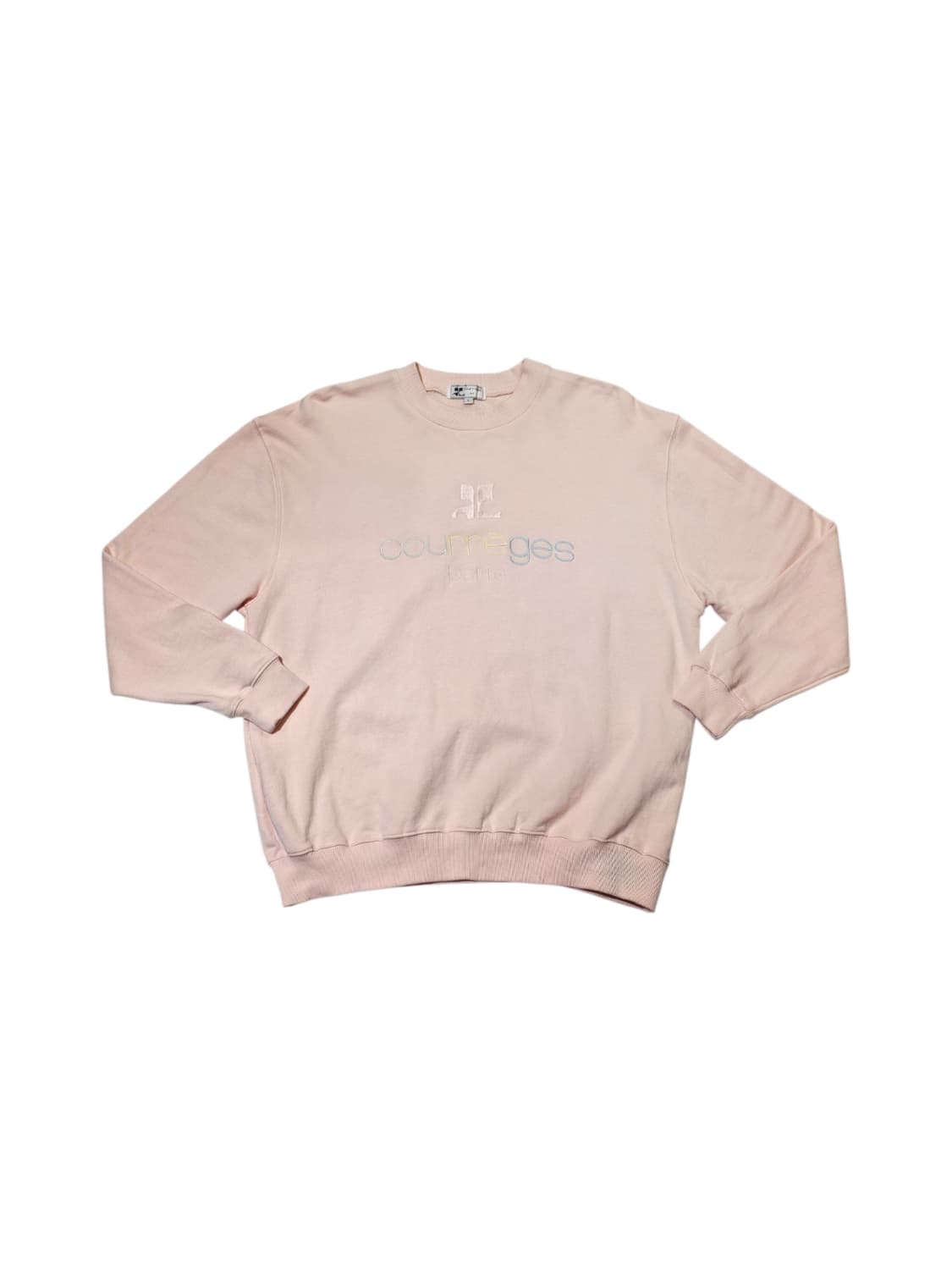 꾸레쥬 핑크 맨투맨 상품이미지1