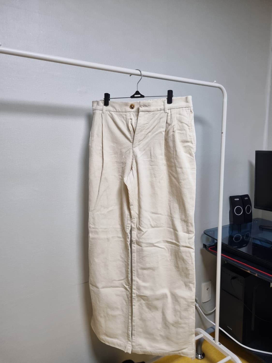 [M] 메르고 크림 코듀로이 팬츠 상품이미지1