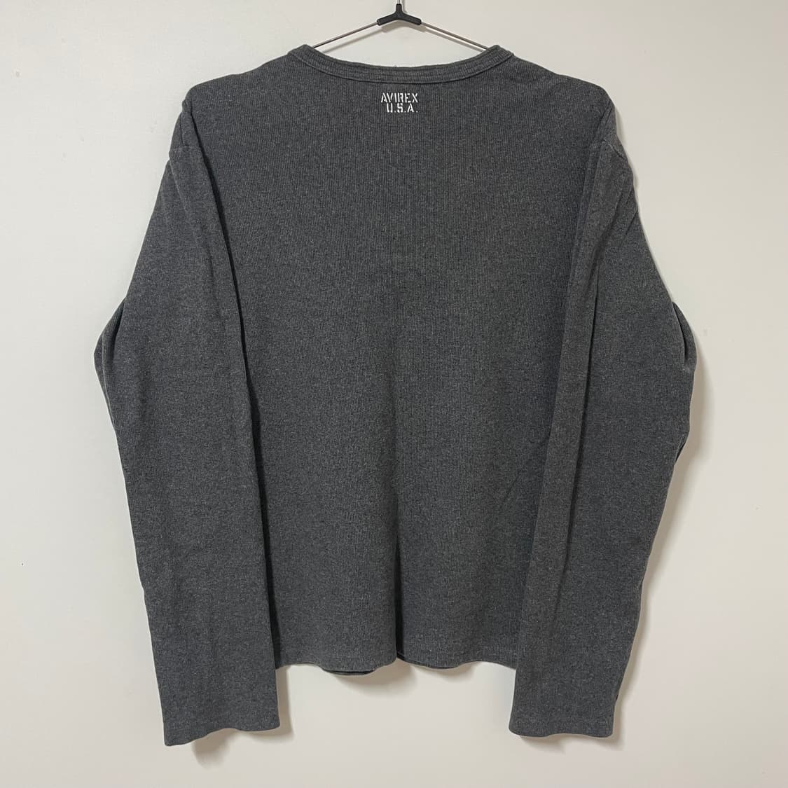 AVIREX GRAY KNIT LONG SLEEVE 상품이미지7