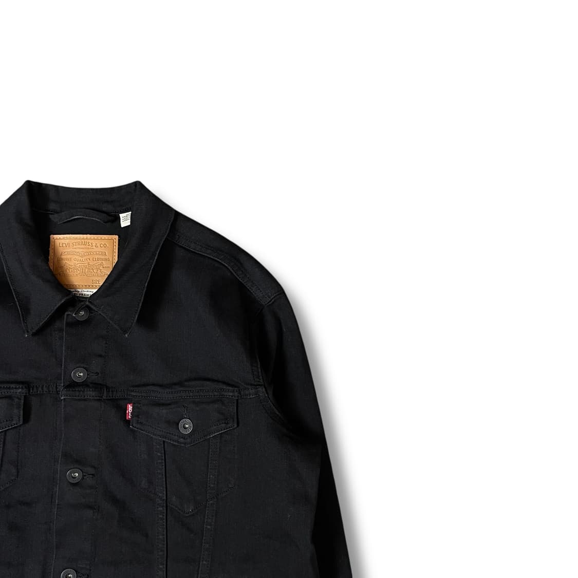 리바이스 블랙 레드탭 데님 자켓 L  상품이미지2