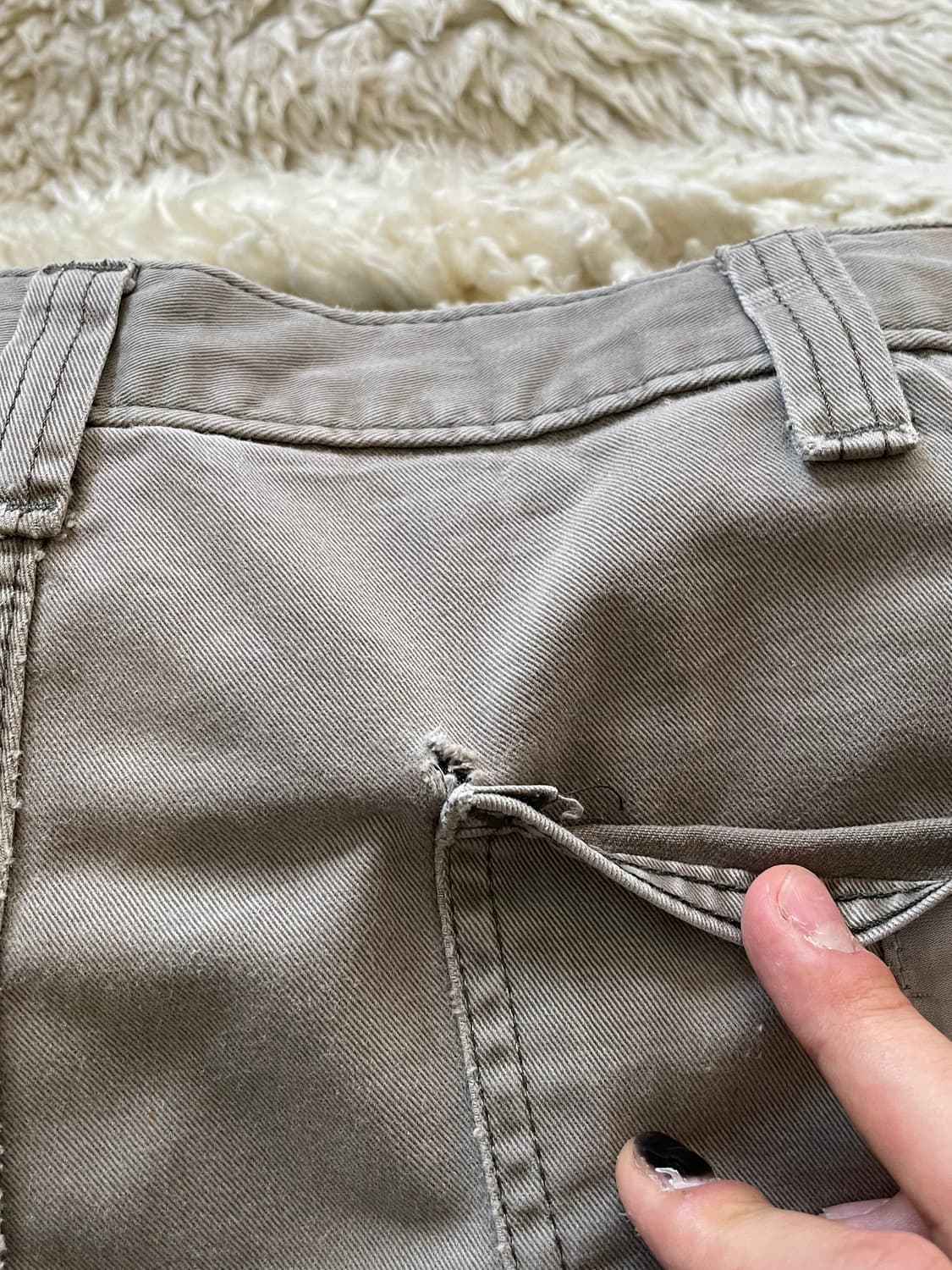 칼하트 그레이 반바지 상품이미지4