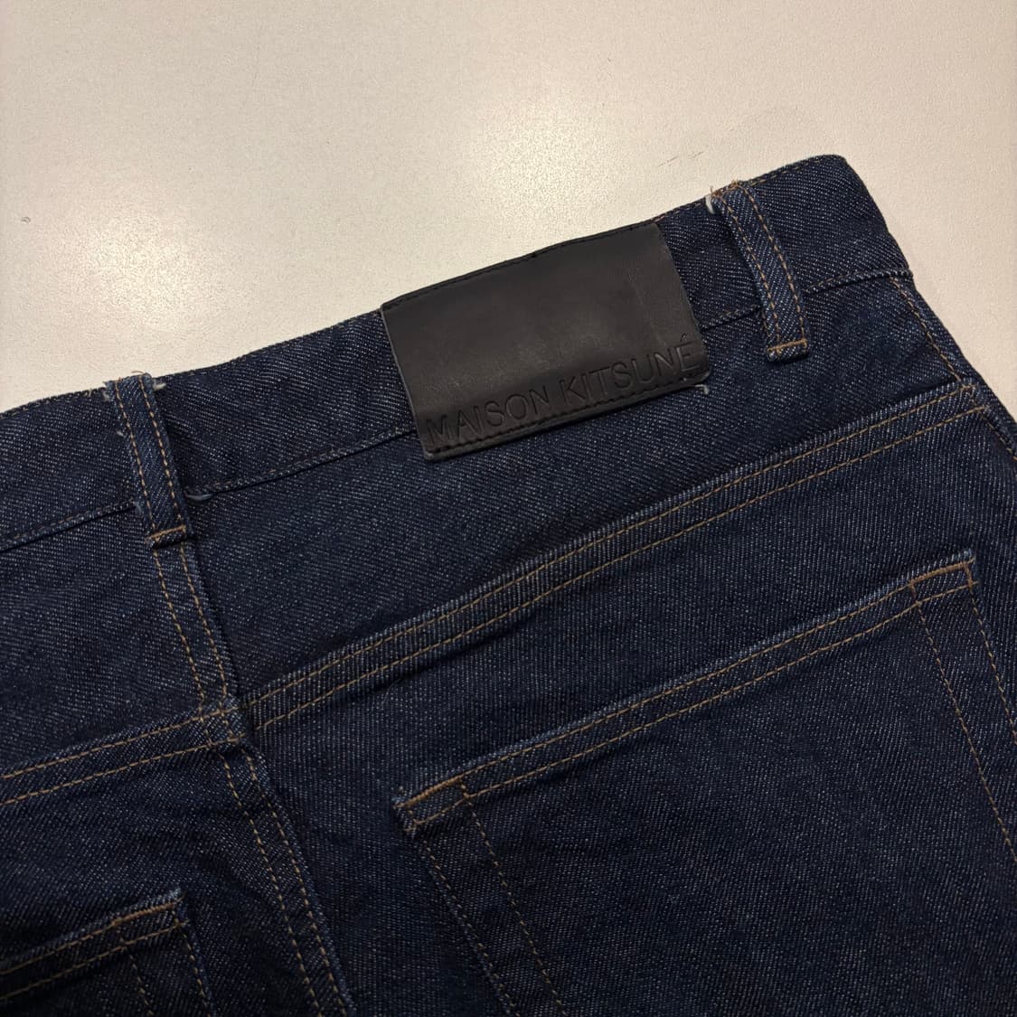 [30] 메종키츠네 스트레이트 데님 팬츠 청바지 D136 상품이미지3