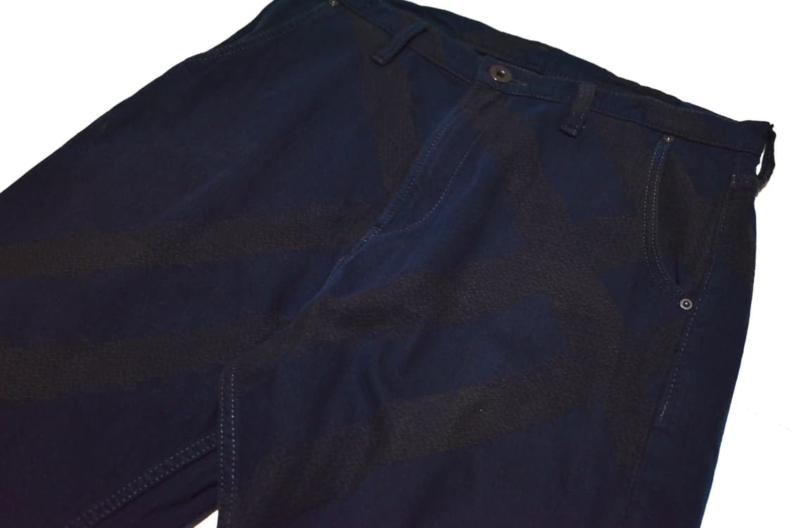Issey miyake indigo jacquard pants 상품이미지2