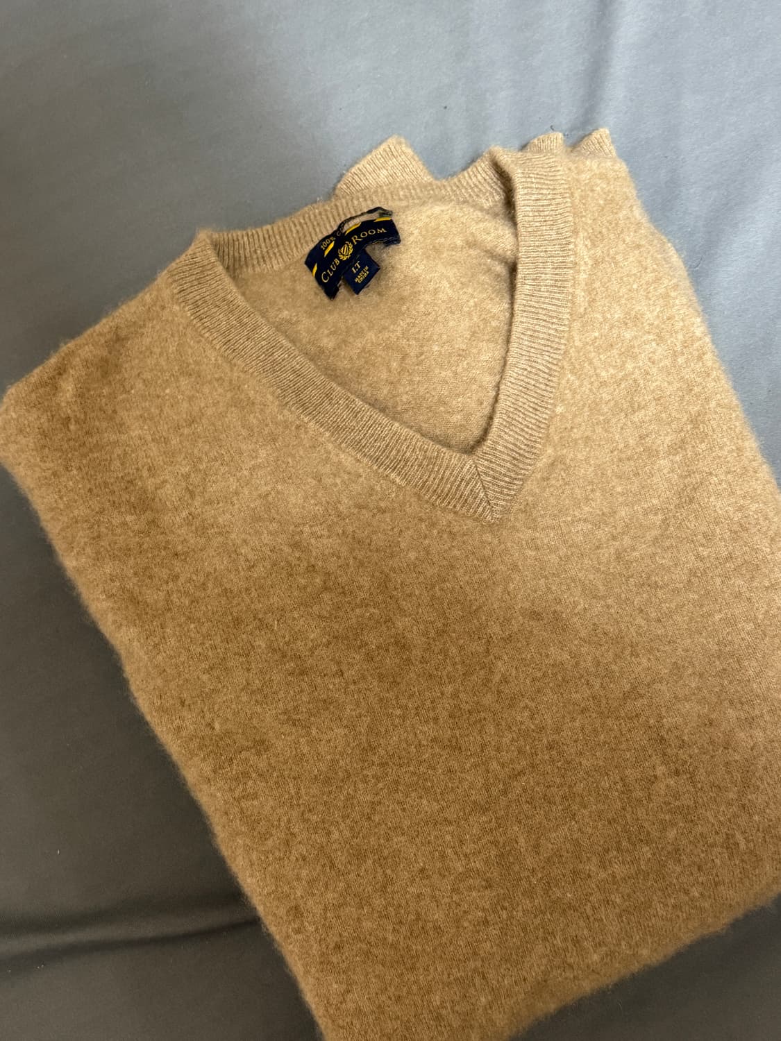 Club Room 캐시미어 브이넥 스웨터 상품이미지1