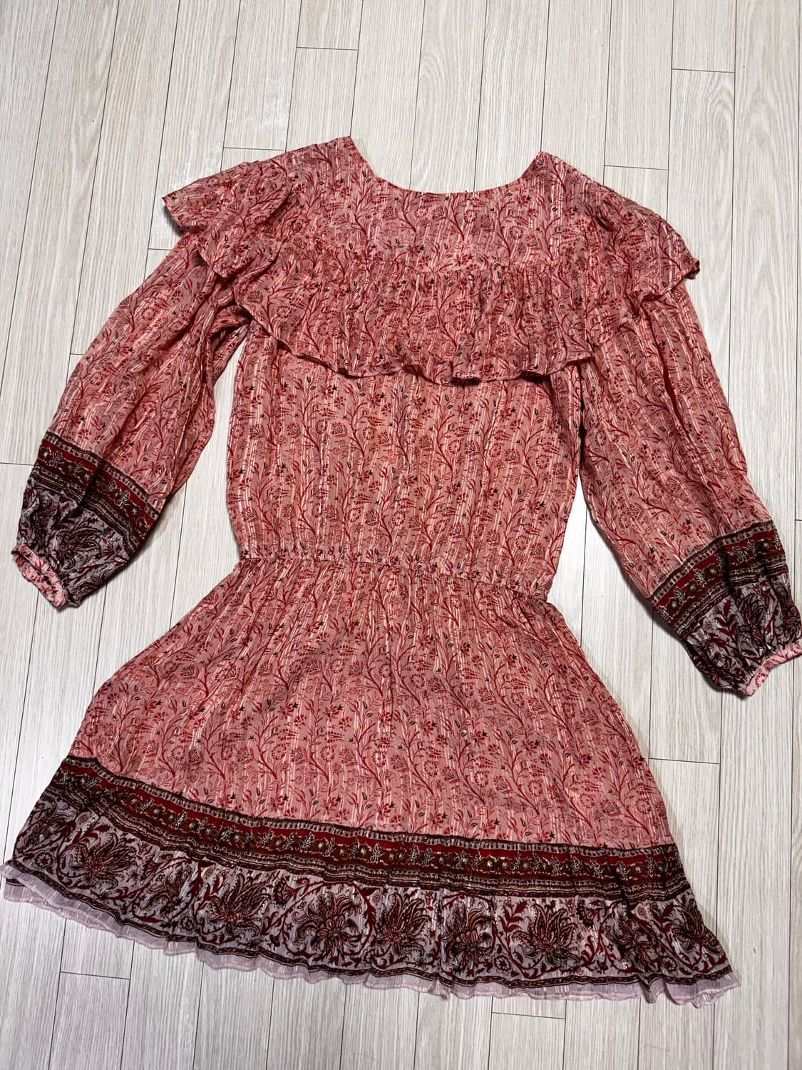 55 텍달린 새상품 바네사부르노 정가90만 에스닉 원피스 상품이미지4