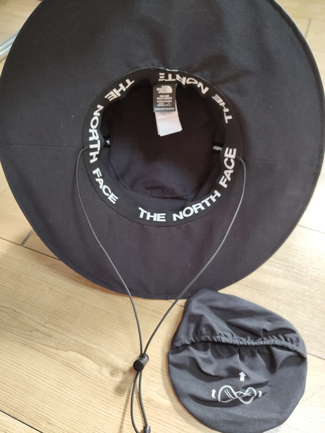 노스페이스 / 등산모자 트위스트 & 파우치 브리머 / 블랙 상품이미지3