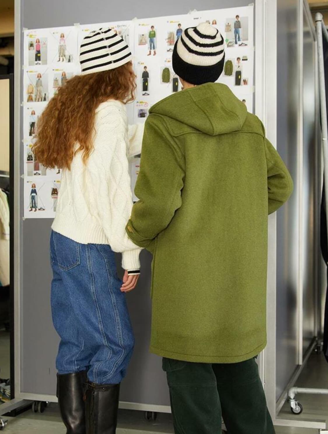 소공녀 올리브그린 누빔 더플코트 상품이미지8