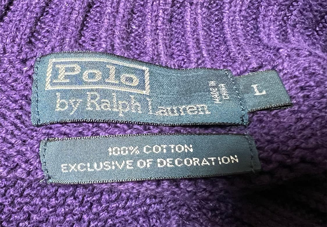 POLO 폴로 남자 니트티 반집업 겨울 100-105 상품이미지3