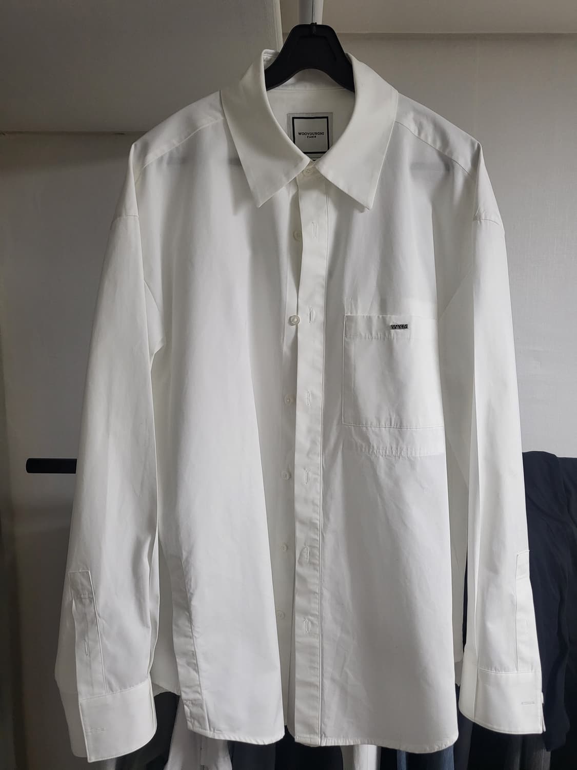 우역미 백로고 셔츠 48사이즈 상품이미지2