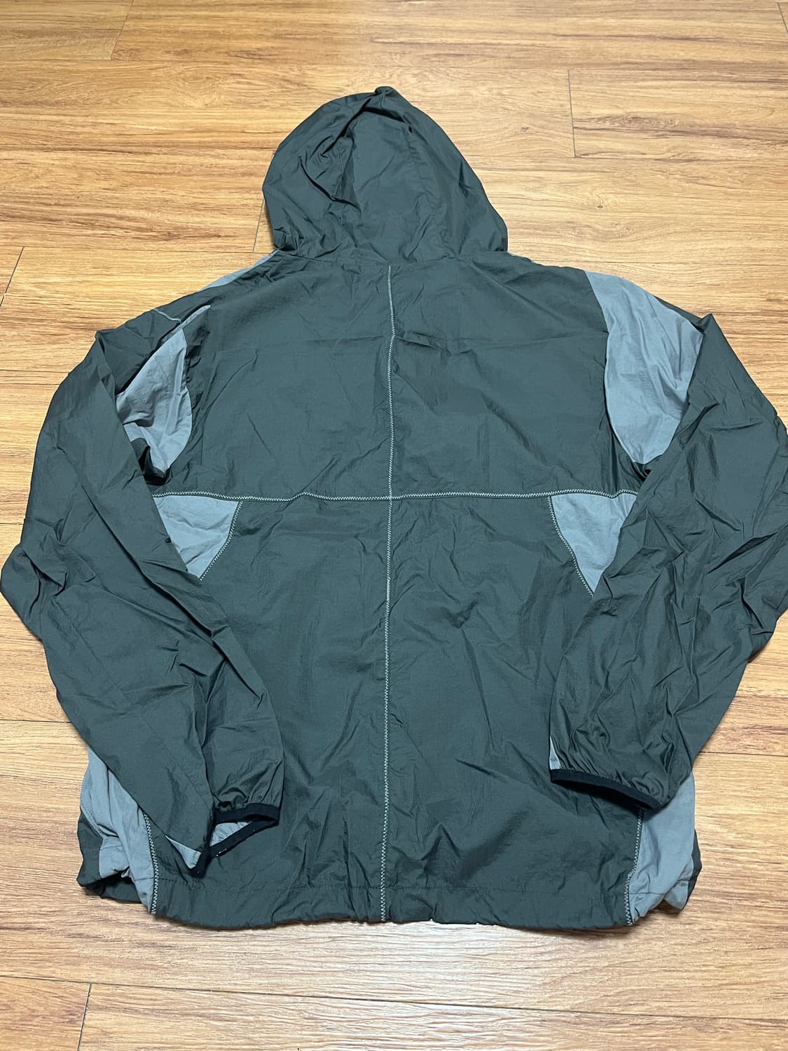 산산기어 패널드 자켓 블랙 1 상품이미지2