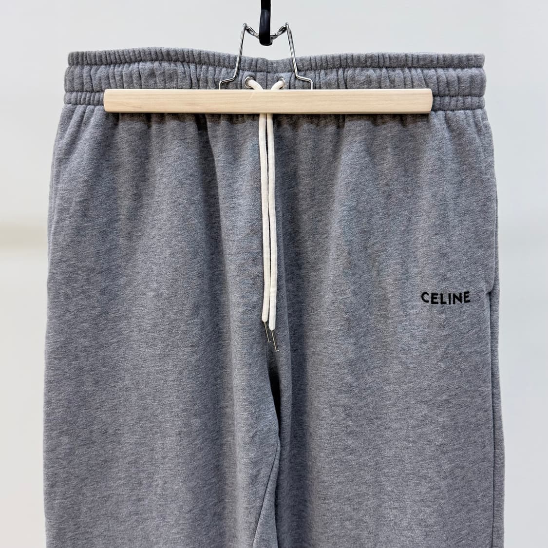 [S+급/XL] 셀린느 코튼 트레이닝 조거팬츠 그레이 상품이미지2