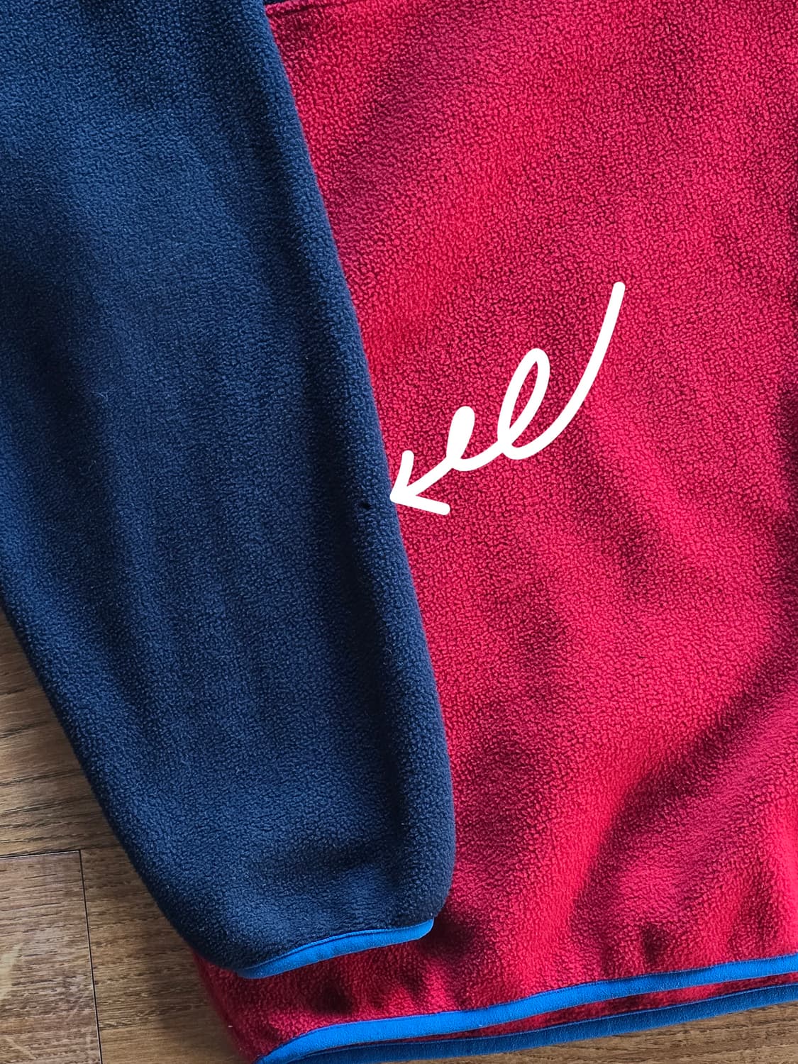 빈티지 파타고니아 신칠라 스냅티 투톤 레드 네이비 L 상품이미지7