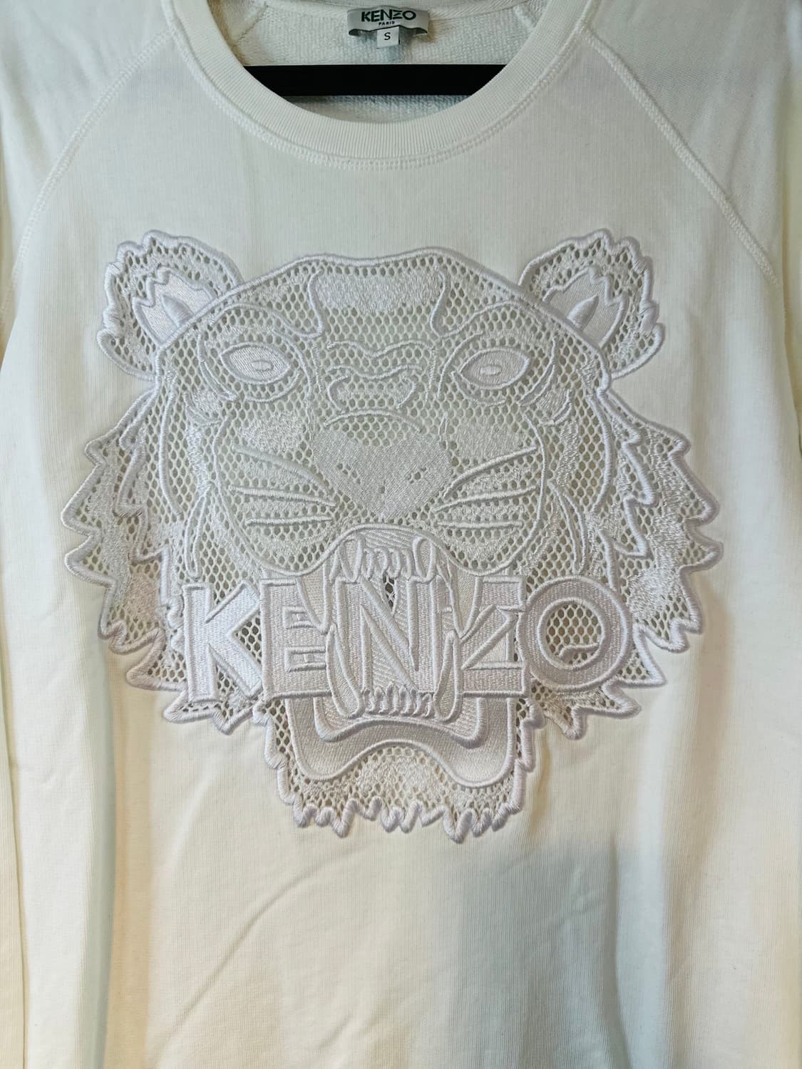KENZO 겐조 화이트 타이거 맨투맨 S 상품이미지3