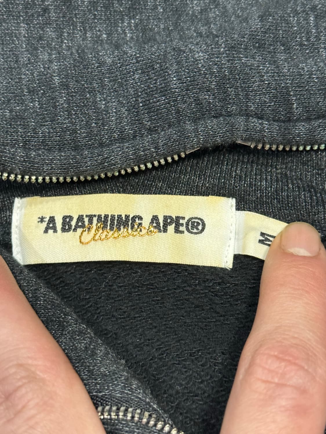 2008 니고 시절 진짜 베이프 사랑과 평화 투웨이 후드 집업 자켓 상품이미지3