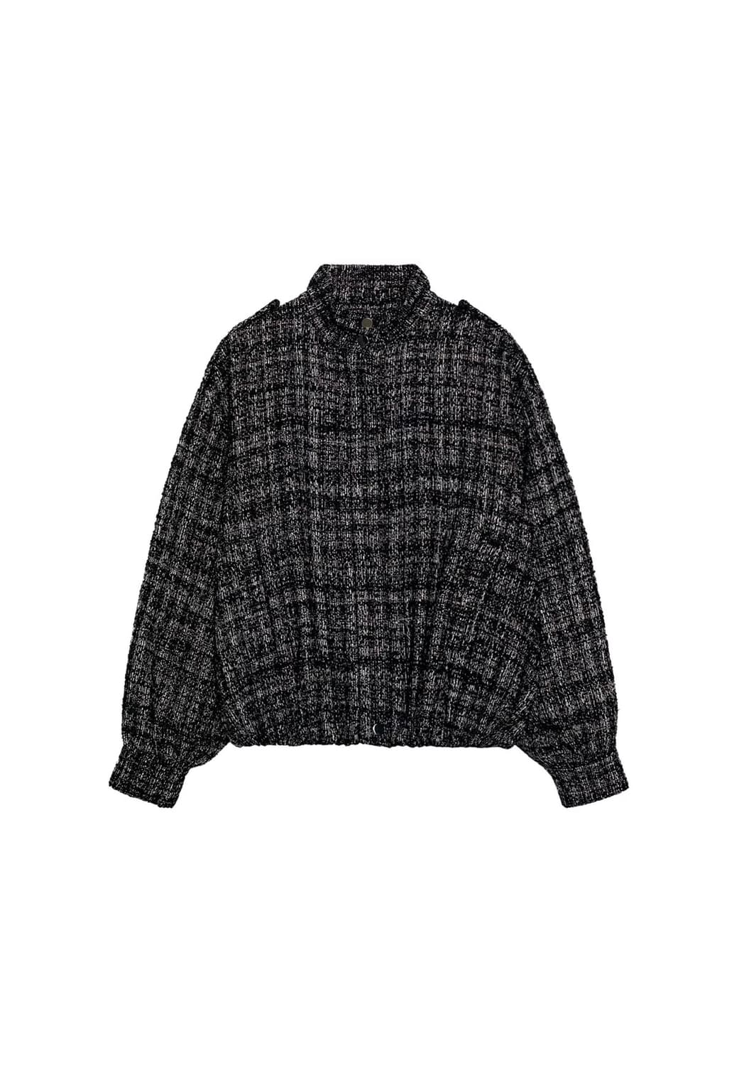 자라 메탈릭 원사 스트럭처 봄버 재킷 상품이미지1