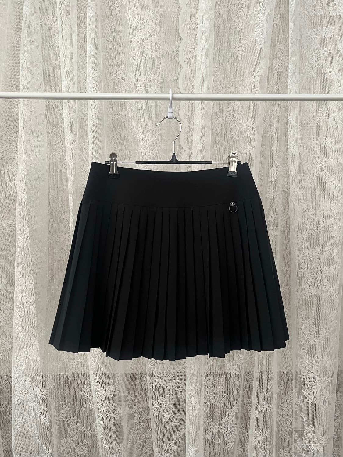 70-96) 22SS 닥스 골프 플리츠 스커트 블랙 상품이미지2