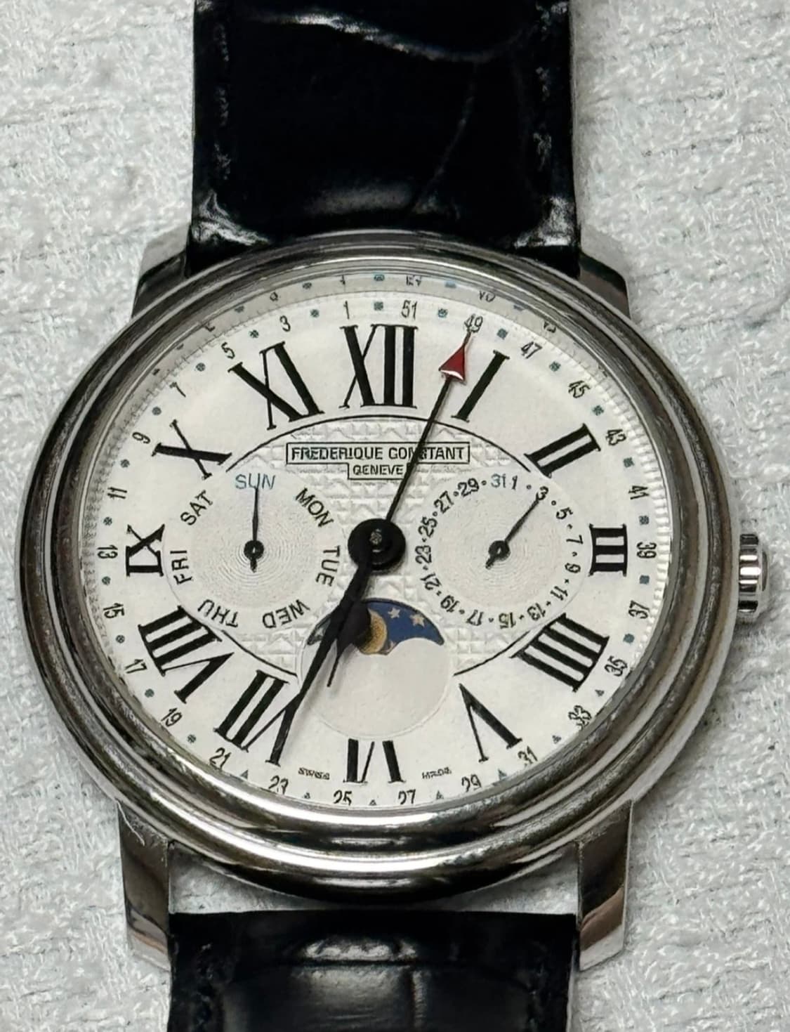 프레드릭 콘스탄트 문페이즈 가죽 시계(정품) 상품이미지2