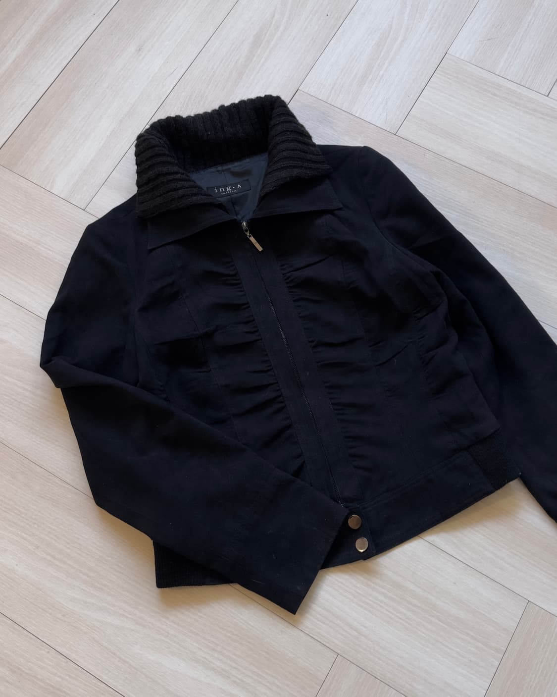 [ING•A] frill knit neck jacket 상품이미지1