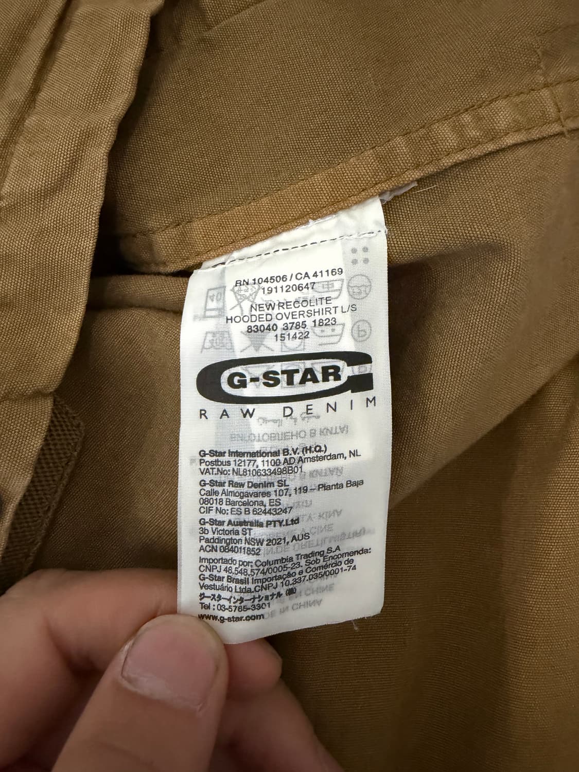 G-STAR RAW 리코라이트 후디드 필드 자켓 상품이미지7