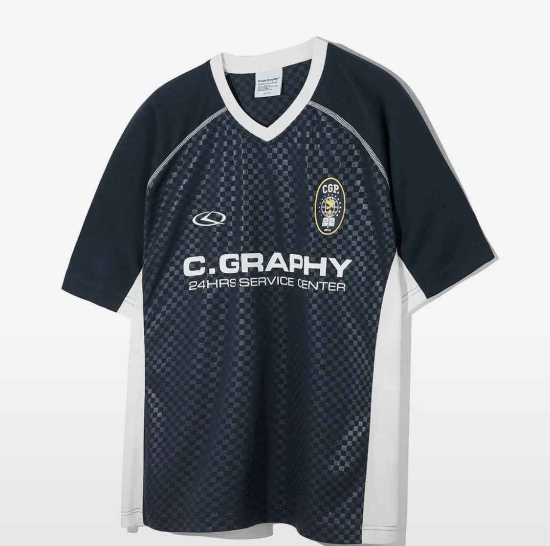 코드그라피 CGP 체크 반팔 티셔츠 상품이미지1