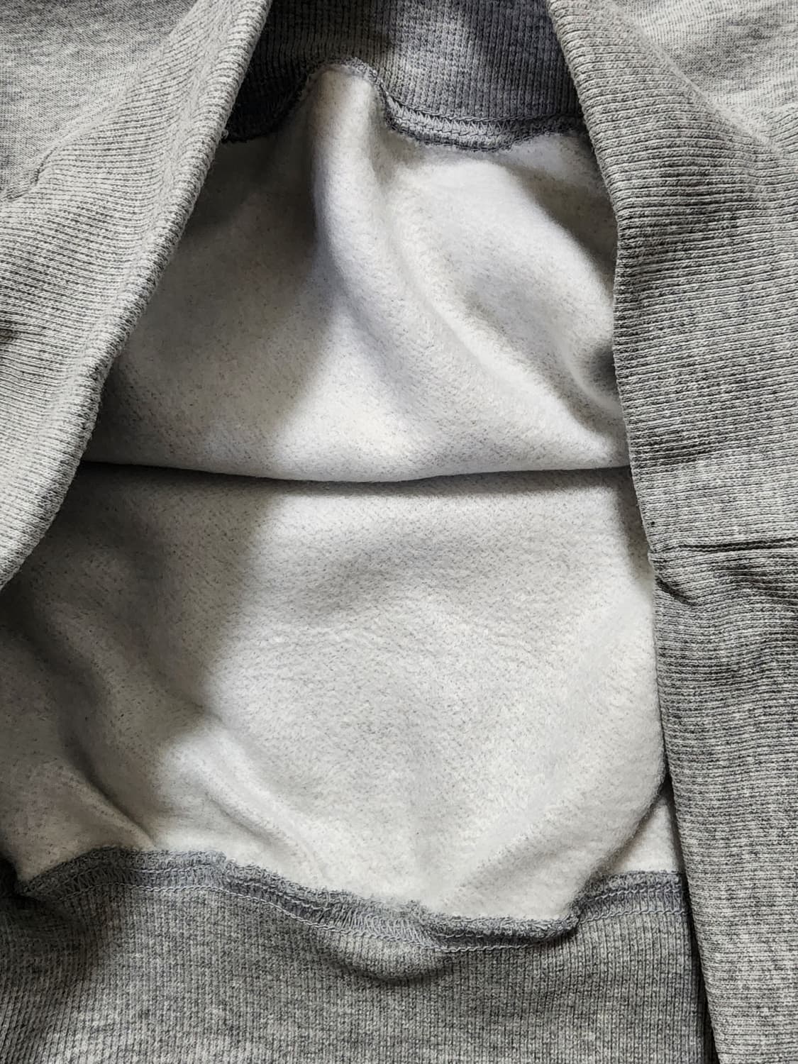 탑텐기모맨투맨티셔츠멜란지그레이105사이즈 상품이미지3