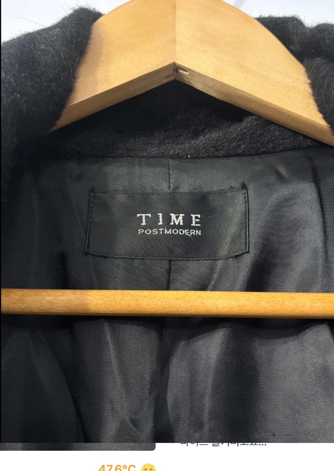 타임 TIME 타임 블랙 코트 ~55반 상품이미지5