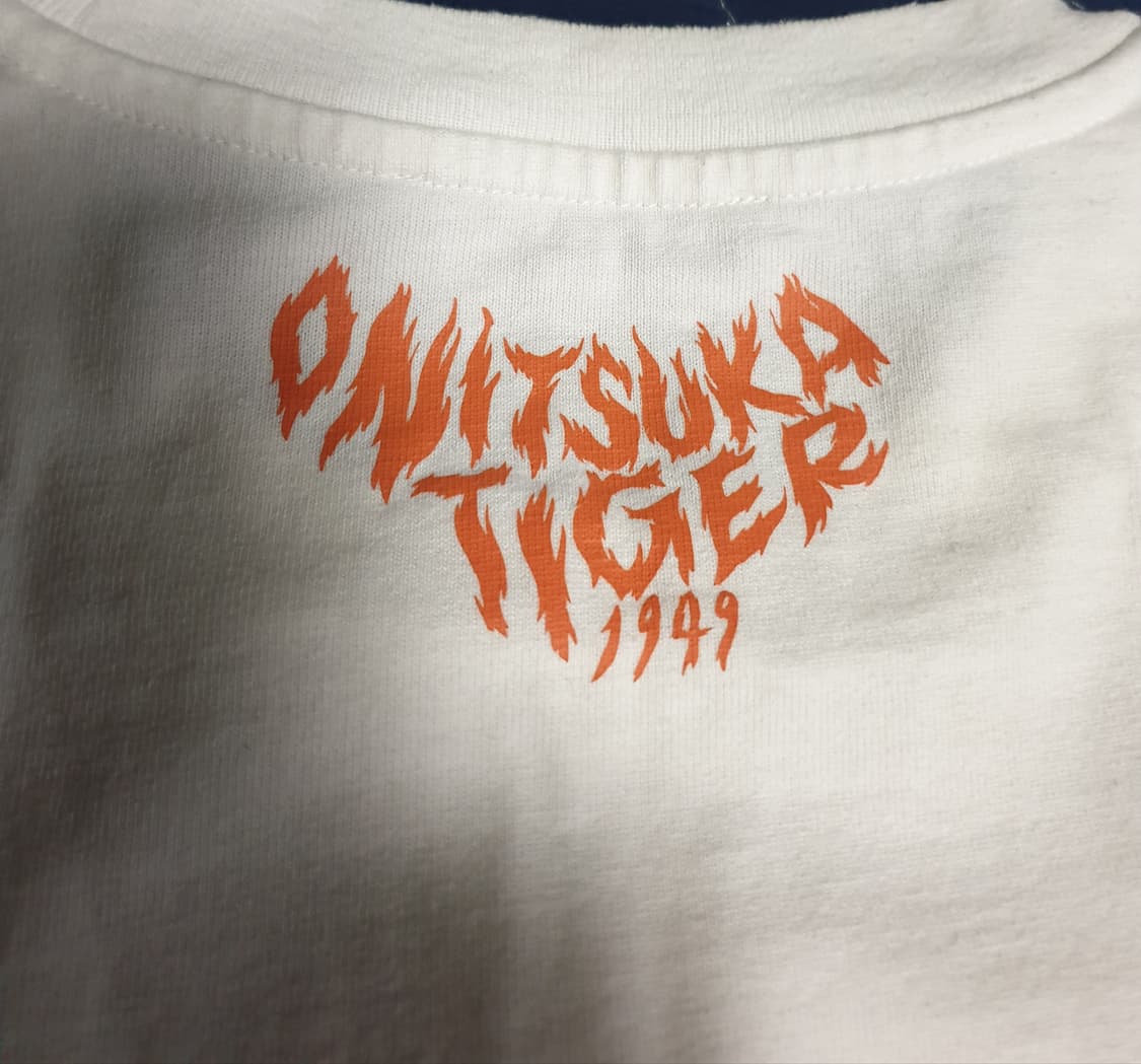 (단종매물) 오니츠카타이거 1949 타이거 반팔티 화이트 (L) 상품이미지3