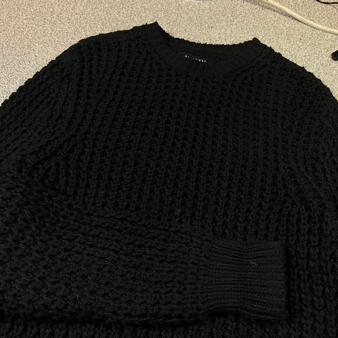 올세인츠 코튼 하찌 케이블 니트 상품이미지2