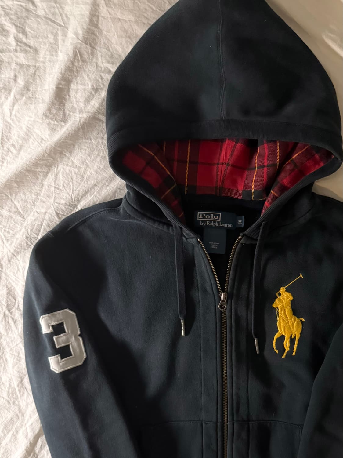 폴로 빅포니 후드집업 블랙 상품이미지1