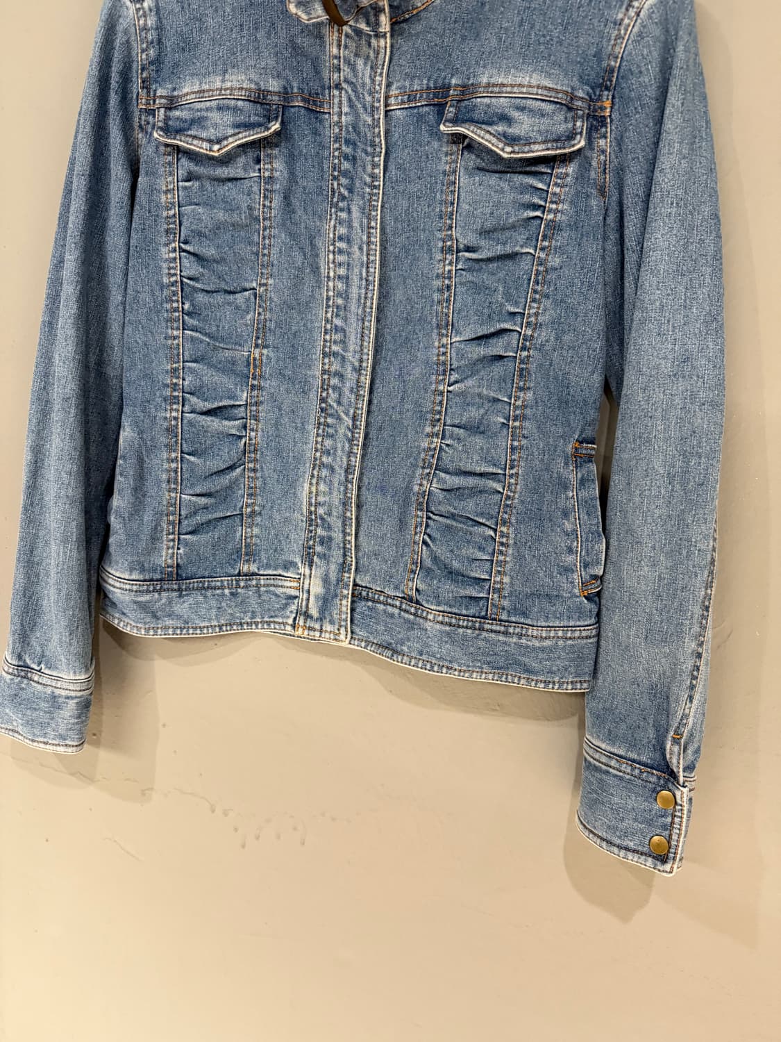 Buckle point shirring 2-way jacket 상품이미지7