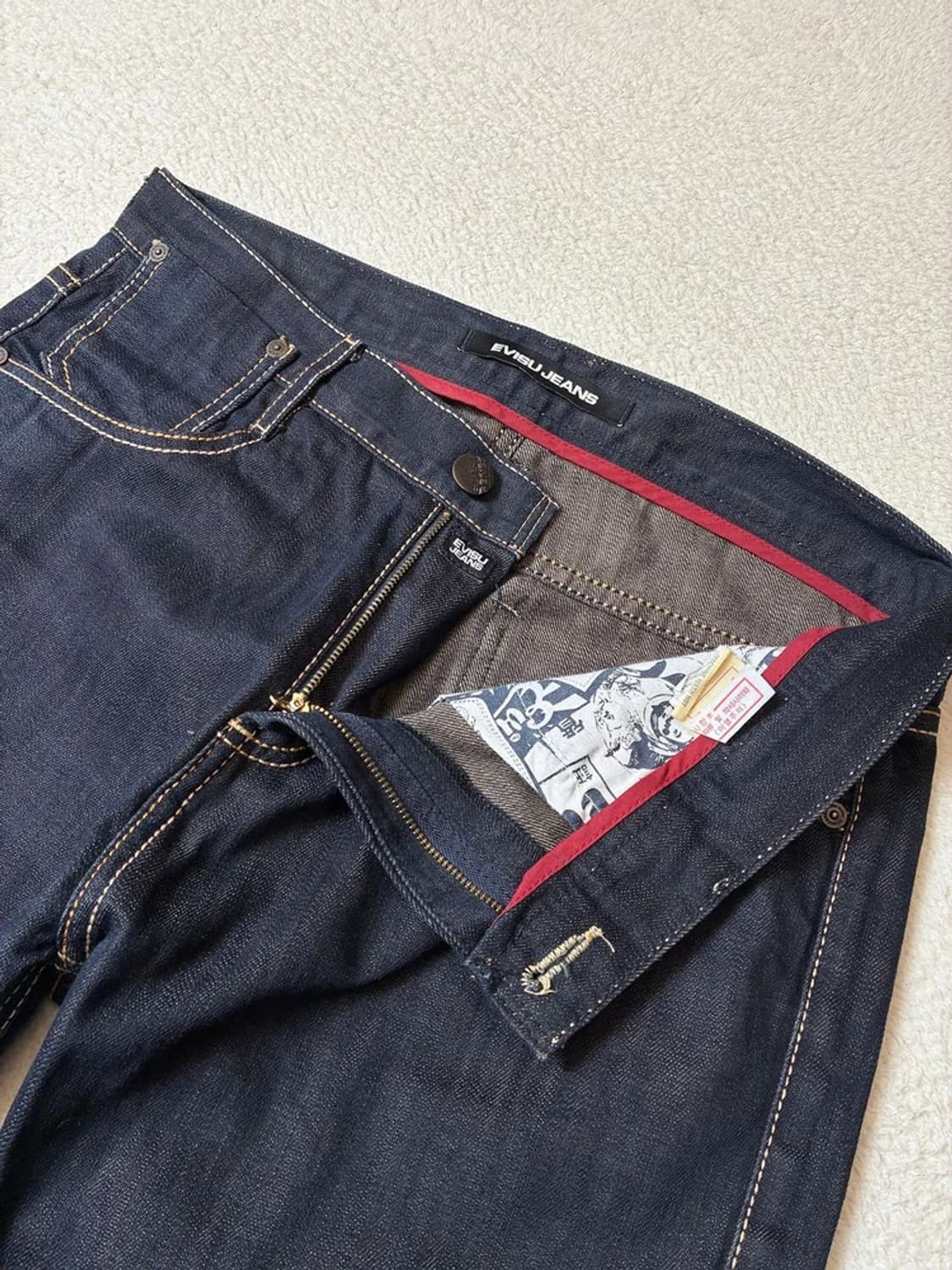 에비수 EVISU No2 진청 생지 데님 팬츠 PN7652 상품이미지6