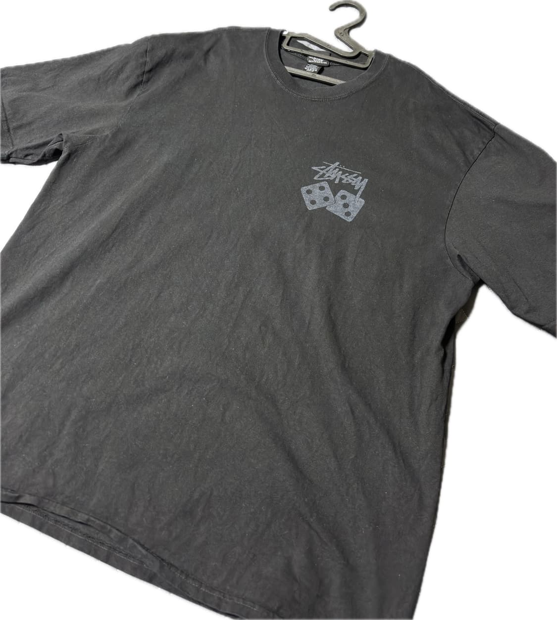 (크림 구매) 스투시 피그먼트 다이드 다이스 티셔츠 블랙 상품이미지3